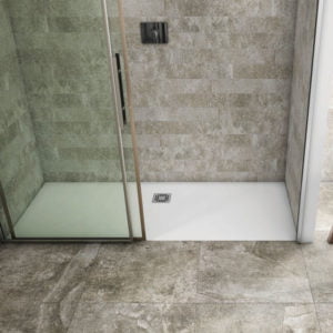 Rak Feeling Bathtub Rectangular Shower Tray 1700mm x 700mm Solid Greige