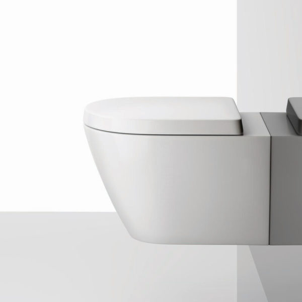 Rak Resort Rimless Wall Hung Toilet - Soft Close Seat