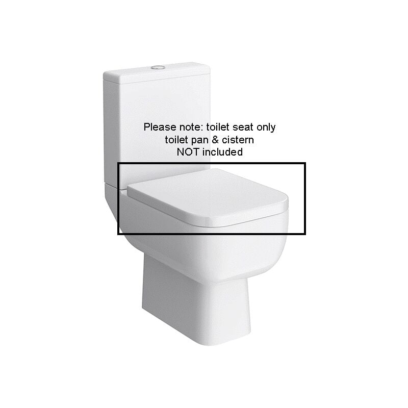 Rak Series 600 Soft Close Toilet Seat Quick Release Genuine Rak Toilet