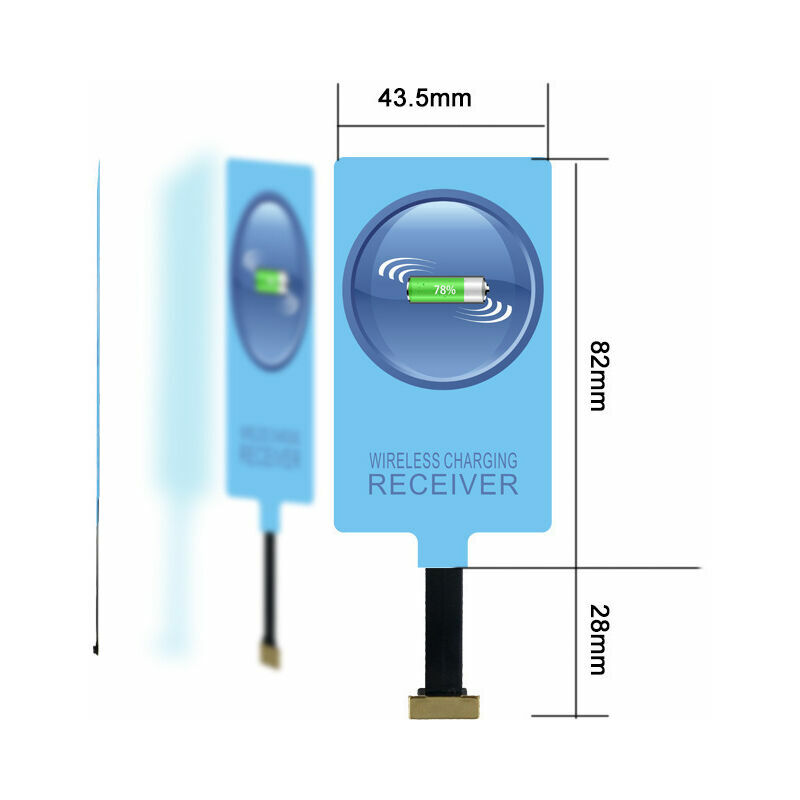 Receiver Wireless charger Receiver Receiver compatible, Lightning Apple interface