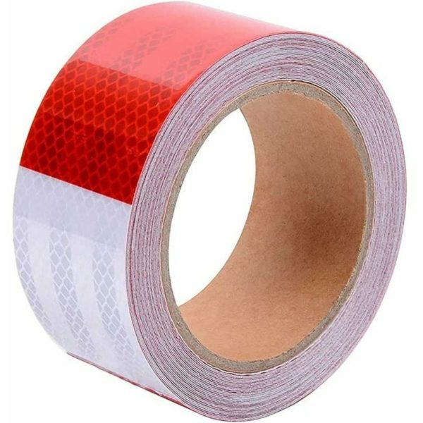 Reflective Tape. High Visibility Reflective Stickers. Self Adhesive Security Strip for Car Trucks Camper Trailer Balance Strollers Helmets. 30M x 5cm