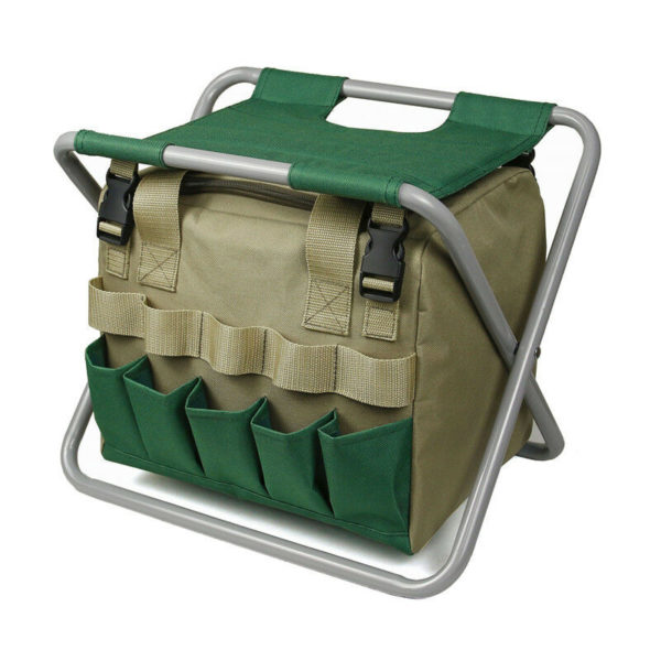 Removable Garden Tool Folding Stool Garden Tool Storage Bag Multi-Function Garden Stool (352831cm)