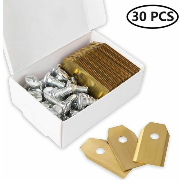 Replacement Robotic Mower Stainless Steel Blades for All Robotic Lawn Mowers 30 Pieces