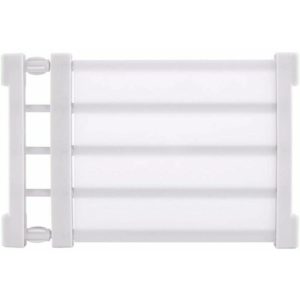 Retractable Closet Compartment Shelf Telescopic Divider Closet Divider Platform White, m
