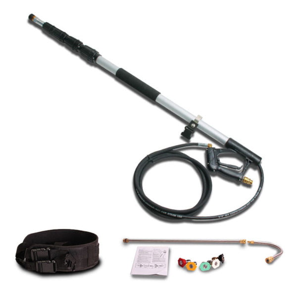 Rhinowinch - Pressure Washer Lance Wilks-USA 24ft (7.3m) Extendable Telescopic Gutter Pole - 1 Year Warranty