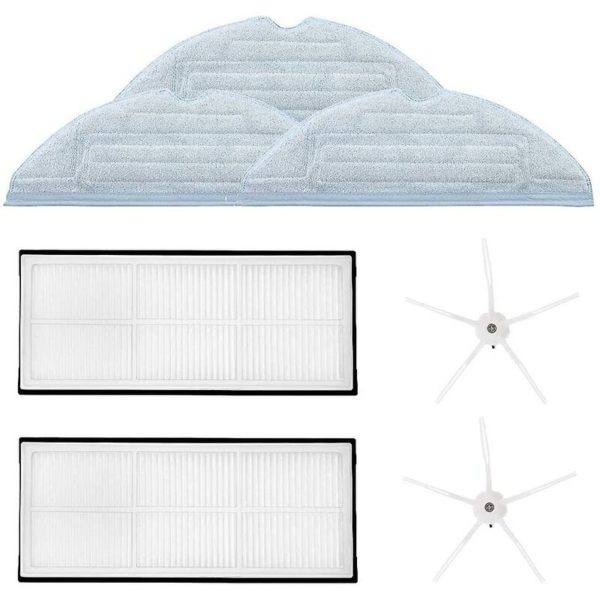 Roborock S7 T7 Splus Robot Vacuum Cleaner Accessory Kit Spare Parts 7 Packs Side Filter Brush Mop Cloth