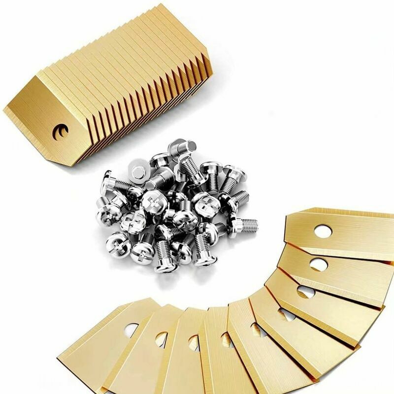 Robot Lawn Mower Blade, 30 Universal Replacement Blades Replacement Knife Suitable for All Husqvarna Automower, Gardena, KoleZy Robotic Lawn Mowers
