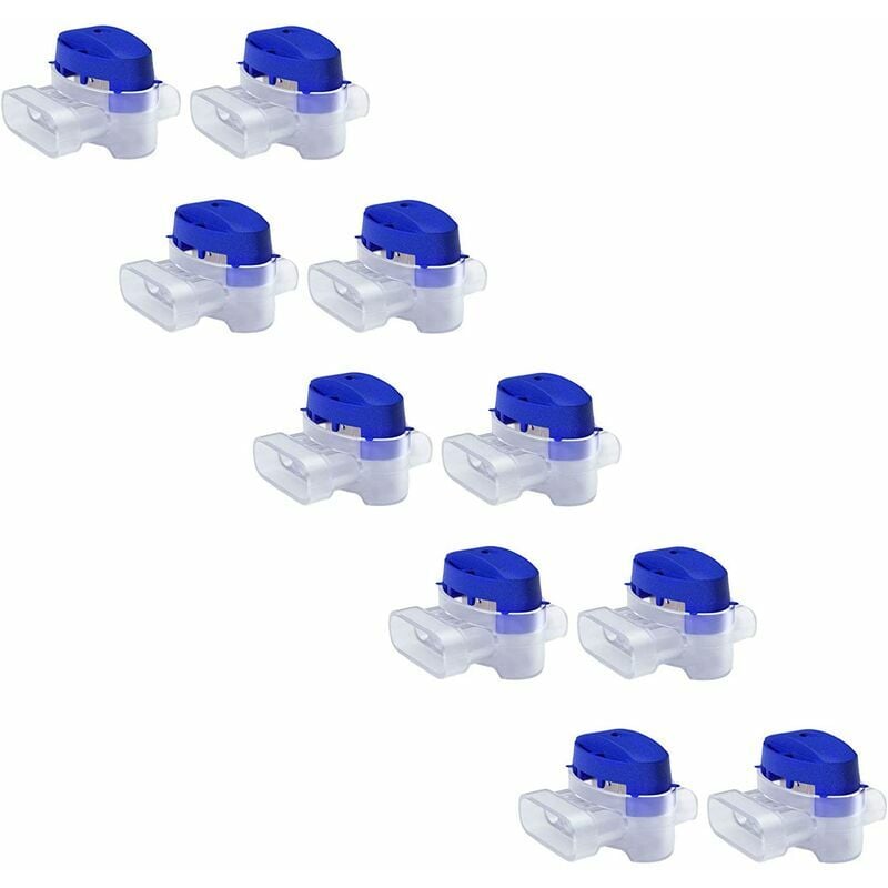 Robot Lawn Mower Cable Connector Set - 10 Gel-Filled Connectors for Extending or Repairing Low Voltage Lawnmower Electric Wire - Waterproof, Safe, No