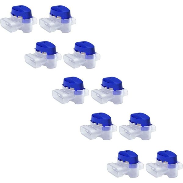 Robot mower cable connector set - 10 gel filling accessories for extending or repairing wires Low voltage automatic mower - waterproof, safe,