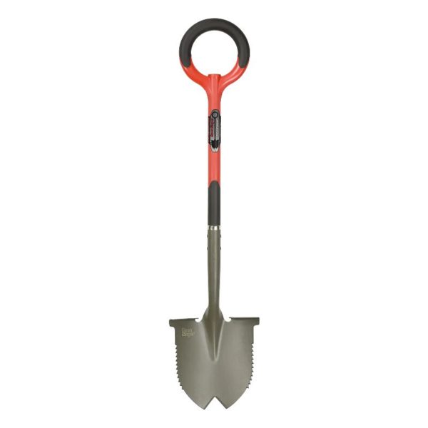 Round shovel - Root cutter - V-head - ROOTSLAYER - VENTEO - Inverted/toothed head - Garden tools - light/manageable - Small/Major jobs