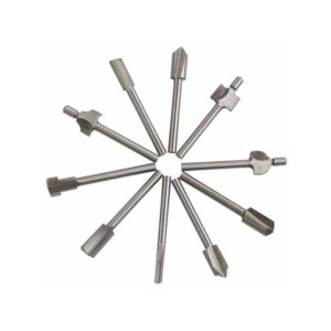 Router Bits, 10 Pcs 3mm 1/8 hss Woodworking Cutters Router Bits Accessory Kit Rotary Multi-Tool Router Bits