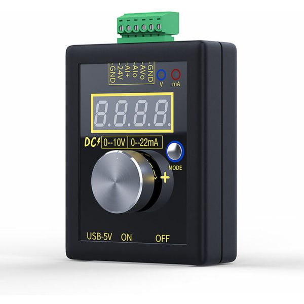 SG-002 Handheld Small Voltage Current Generator dc 0-10V 0-22mA Current Voltage Signal Producer (With Battery)