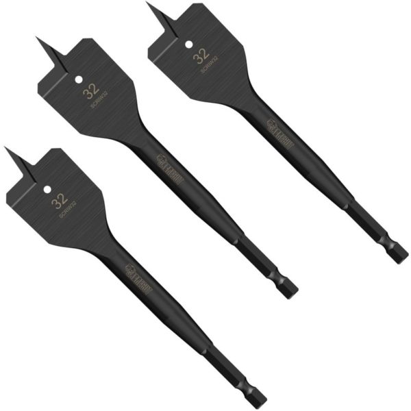 Sabrecut - 3pcs 32mm x 152mm Impact Rated Spade Bits - SCRIW32_3