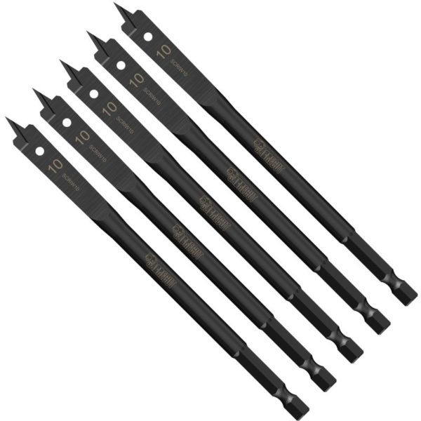 Sabrecut - 5pcs 10mm x 152mm Impact Rated Spade Bits - SCRIW10_5