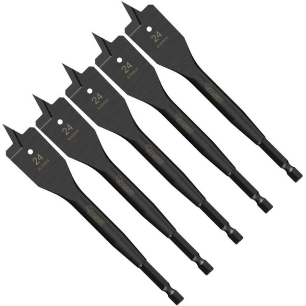 Sabrecut - 5pcs 24mm x 152mm Impact Rated Spade Bits - SCRIW24_5