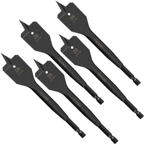 Sabrecut - 5pcs 28mm x 152mm Impact Rated Spade Bits - SCRIW285