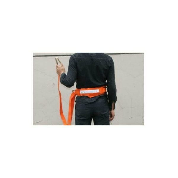 Safety Belt with Adjustable Drawcord, Tree Climbing Worksite Harness Protective Gear, Personal Fall Protection Kit