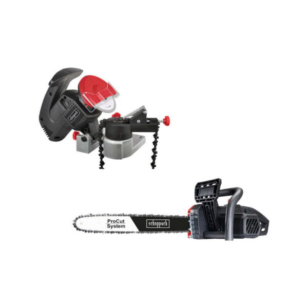 Scheppach - Pack Chain sharpener - 220 w - KS1200 - ProCut electric chainsaw - 45,5 cm - 2400 w - CSE2600