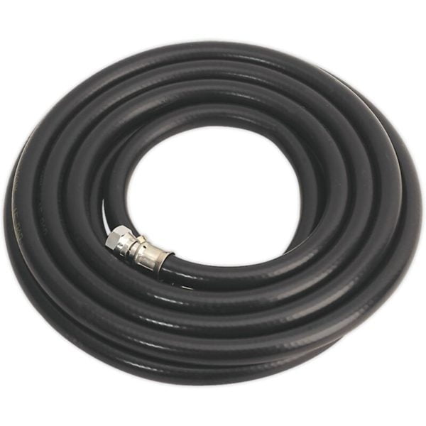 Sealey - AH5RX/38 Air Hose 5m x Ø10mm with 1/4BSP Unions Heavy-Duty