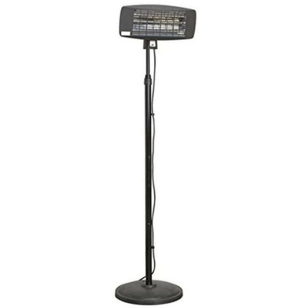 Sealey - Infrared Quartz Patio Heater 2000W/230V with Telescopic Floor Stand - n/a