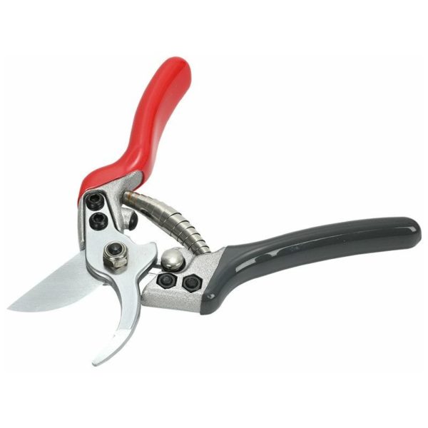 Secateurs [Made in Japan] Premium Quality Secateurs with Ergonomic Handle, Manual Plant Secateurs (Red)