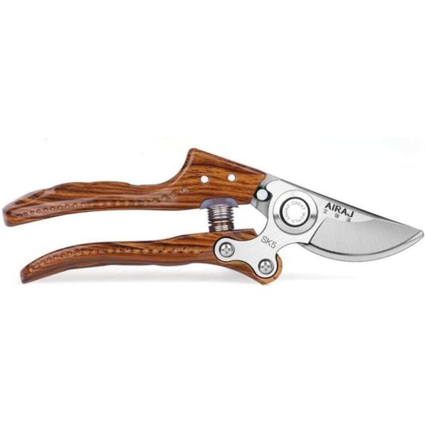 Secateurs with wooden handle Secateurs Sharp scissors Max. cutting diameter 22 mm garden cutting tool