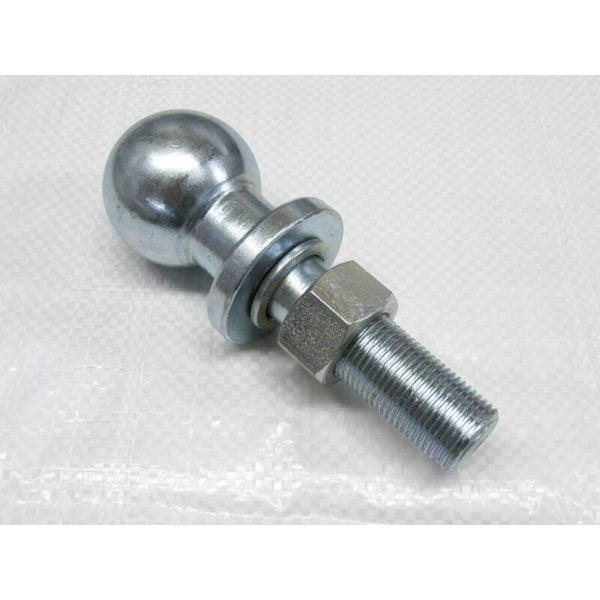 Securefix Direct - 50MM Tow Ball Pin 3' Short Shank 25MM Thread (1' 2 Ton Tractor atv Quad Trailer Hitch)