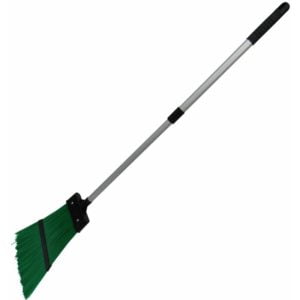 Securefix Direct - Telescopic Garden Yard Broom (Aluminium Stff Brush Heavy Duty Sweeping Long Handled Leaves Outdoor)