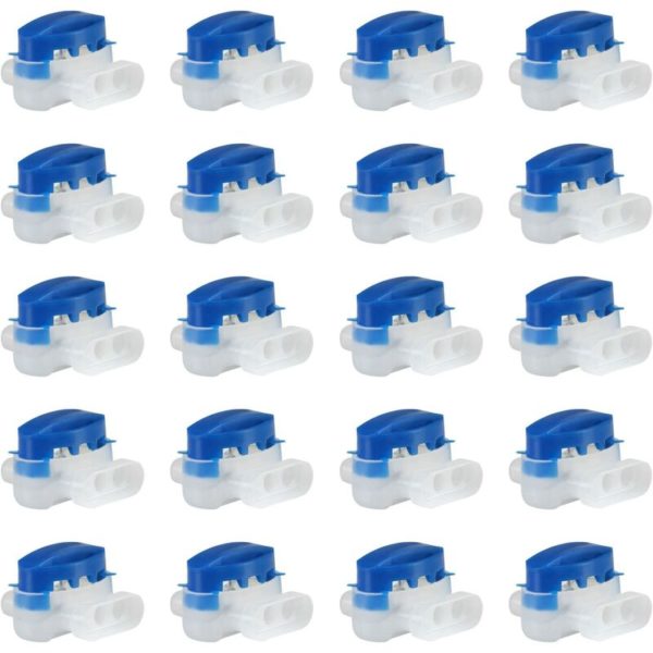 Set of 20 Resin Filled Cable Connectors for Automower Robot Lawnmower