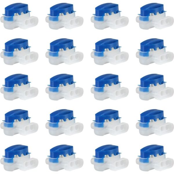 Set of 20 Resin Filled Cable Connectors for Automower Robot Lawnmower