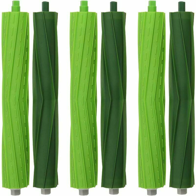 Set of 3 extractor rollers compatible with Roomba E5 / i7. Central Brush Replacement Accessory Kit E5 E6 i7 i7+ Extractor. Spare parts including 3