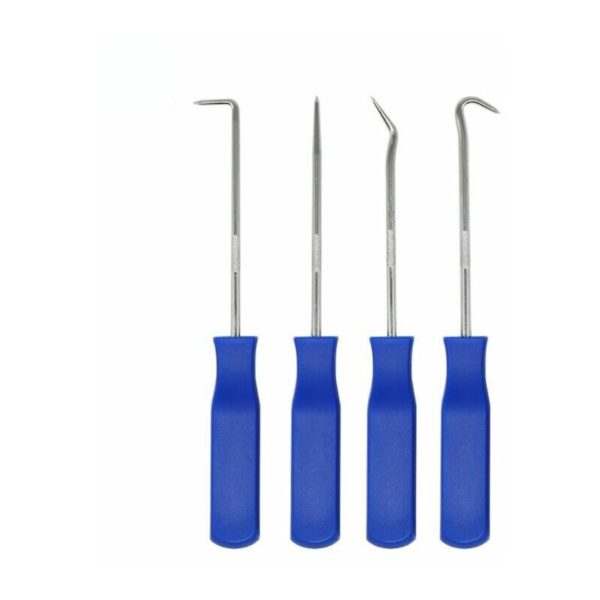 Set of 4 Oil Seal Screwdrivers Tire Roller Hook Set Special Oil Seal Hook Set for Auto Repair