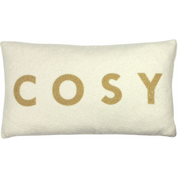 Shearling Motif Sheared Fleece Cushion Cover, Cosy, 30 x 50 Cm - Furn