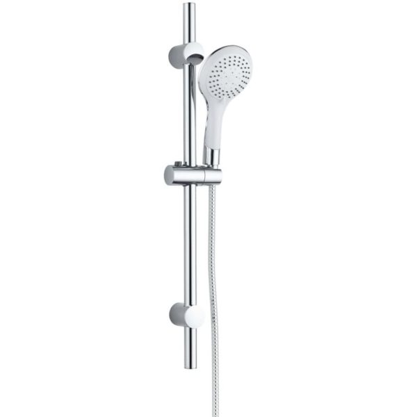 Shower Bar Set 5 Functions 70 cm liana Chrome Schütte Silver