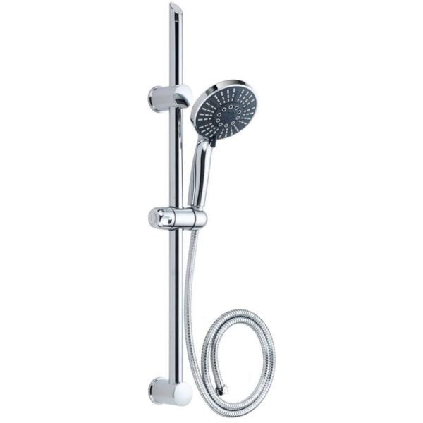 Shower Bar Set adria Chrome Schütte Silver