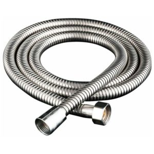 Shower Flexible 2M, Retractable Universal Shower Flexible, Shower Nozzle, Anti-Torsion Stainless Steel Flexible and Anti-Corrosion, Double Loop