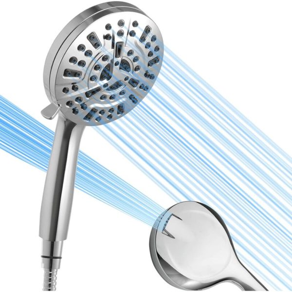 Shower Head, Double Sided Turbo Shower Head, Pressure Booster, Shower Head Set(handshower)