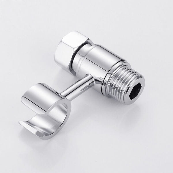 Shower Head Holder Rotary Punching Sprinkler Accessories No Need Pipe Fitting, Electroplating