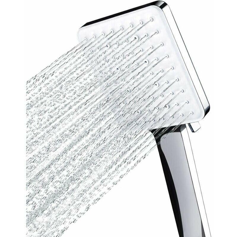 Shower Head, Large Square Shower Head with One Hand Control, High ...