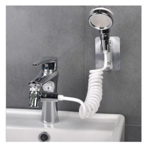 Shower Head Set for Wash Basin, Bathroom Hand Shower, 1.5m Telescopic Hose