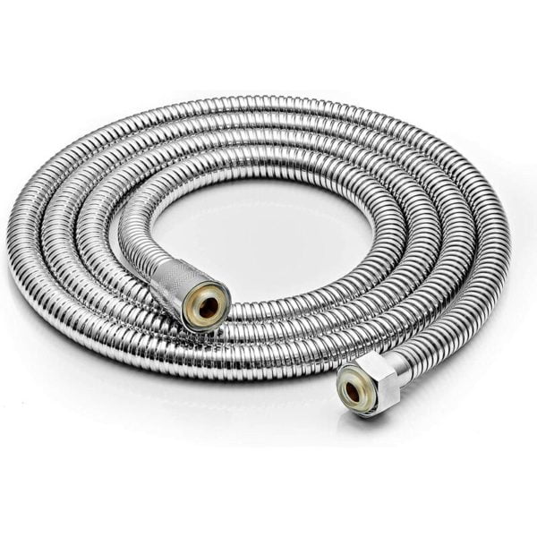 Shower Hose Long 2M Stainless Steel Leakproof Shower Hose Anti-Kink Explosion Proof With Brass Connector Hose