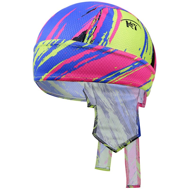 Siilenyond - uv Protection Cycling Headscarf Sweat Wicking Bike Scarf Headband Quick Dry Breathable Head Wrap Helmets Inner Cap,model: Color 6