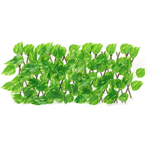 Simulation Fence Fence Telescopic Fence Fake Flowers Green Leaves Outdoor Garden Fence Wall Guardrail Decorative Leaves Blocking Plants