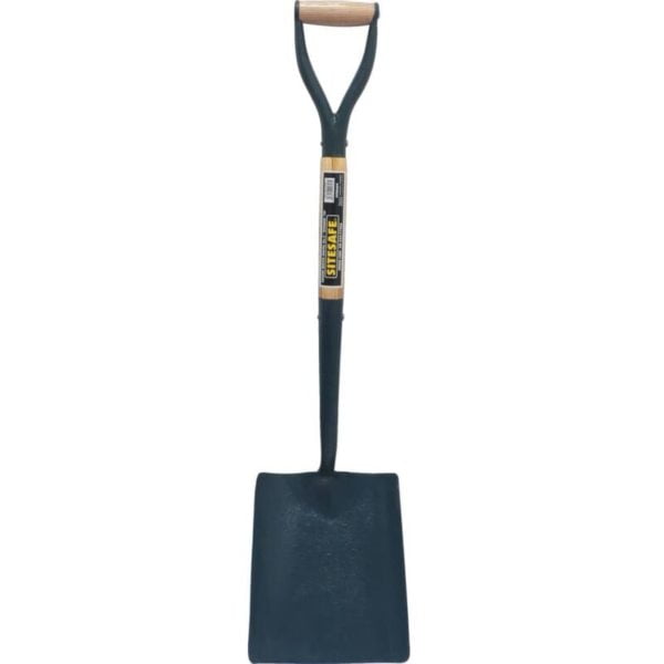 Sitesafe - Solid Socket Wooden yd Square Mouth Shovel No.2