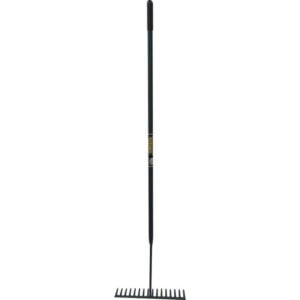 Sitesafe Steel Shaft YD Ashphalt Rake 16 Teeth Flat