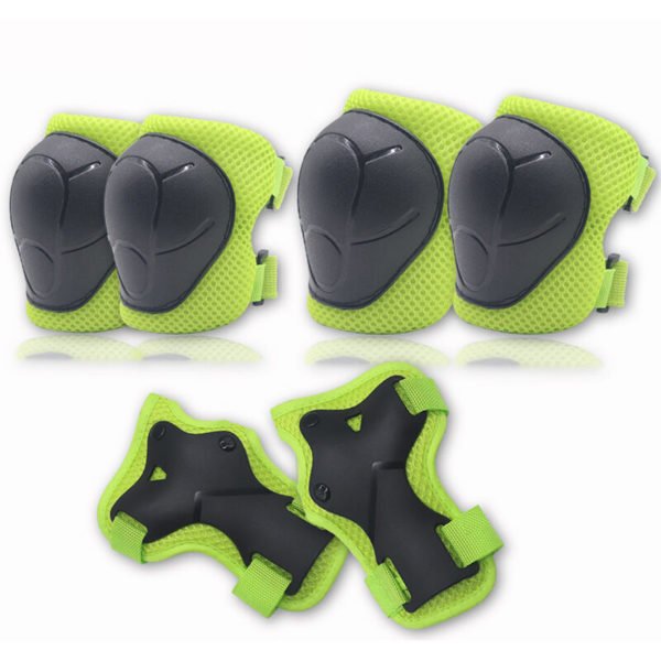 Six-piece children's roller skating protective gear set sports helmet protective gear roller skate protective gear knee and elbow pads