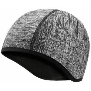 Skull racing beanie with helmet liner