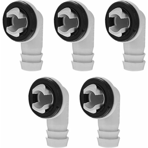 Sl.gt 5PCS Air Conditioner Drain Hose Connector Elbow Fitting ac Condensate Drain Adapter,Adapter Diameter 15mm