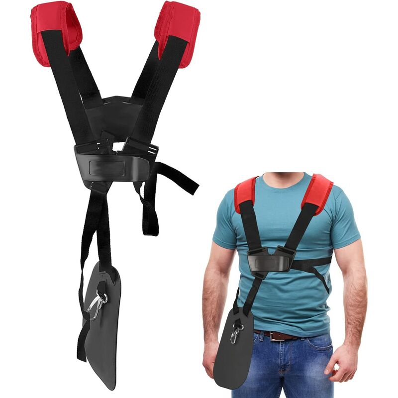 Sling Trimmer - Double Shoulder Harness Trimmer with Adjustable Durable Nylon Belt for Brush Cutter or Gardenning for stihl fs, km Series Trimmer