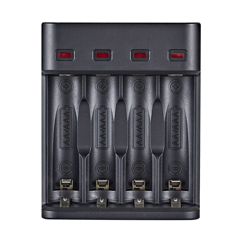Slots Universal Battery Charger, 4 Slots usb Fast Battery Charger